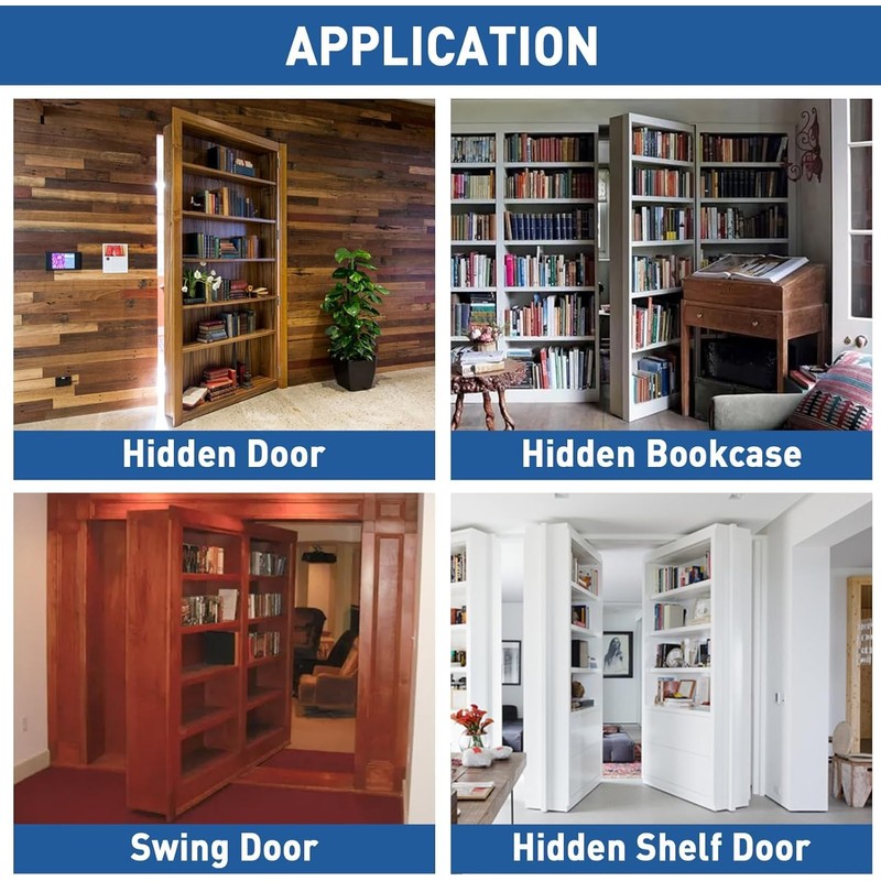 TamBee Door Pivot Hinges Heavy Duty Hinges for Wood Doors