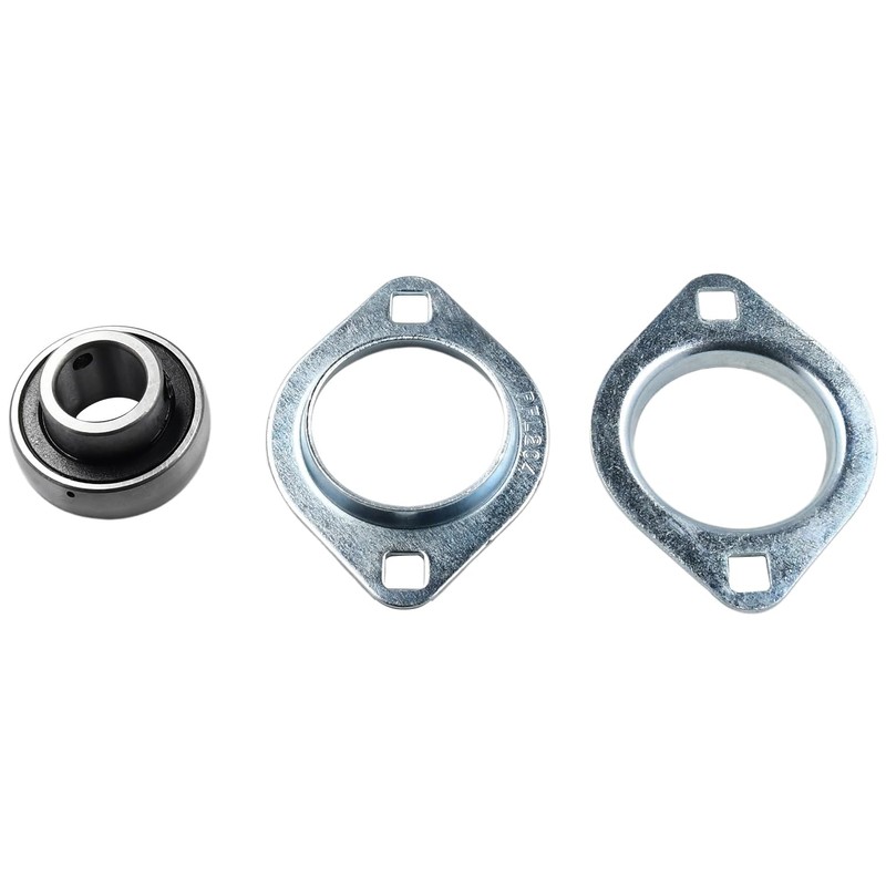 Neeseelily 3/4" Pressed Steel Flange Bearing Two Bolt Mounted SBPFL204-12