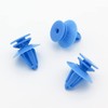VVO Fasteners- Blue Plastic Front Door Card Clips for Ford