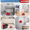Spin Mop Head and Brush Replacement Compatible with O Cedar