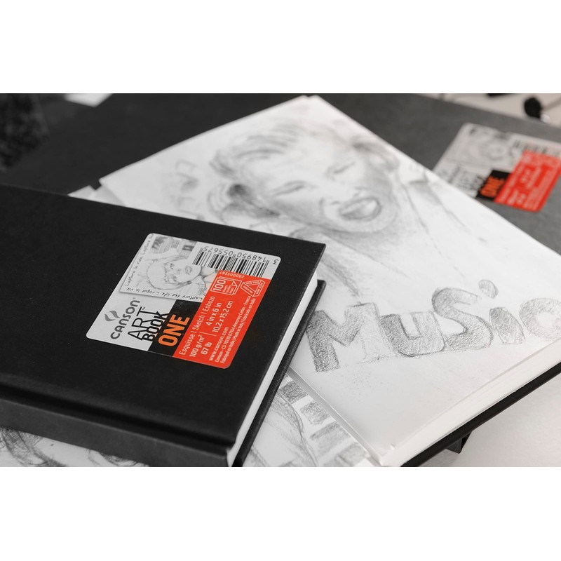 Canson 200005568 Art Book One 14 x 21.6 cm, weiß