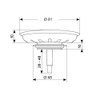 Eccentric Strainer Basket – Universal Strainer Basket (Diameter 81 mm)
