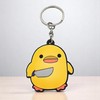 Promotech Boss Duck Keyring - 1 Piece PVC Keyring for