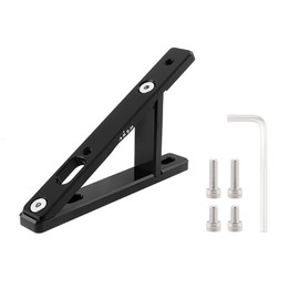 HOUSON Lightweight aluminum alloy water bottle cage adapter - height adjustable for MTB/road bikes (100x63.7mm) - rust-proof stainless steel screws