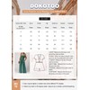 Dokotoo Jumpsuit Women's Summer Floral Pattern Dungarees Casual Loose Overalls