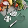 Potato Masher, 3 Pieces Potato Masher Stainless Steel Vegetable Masher