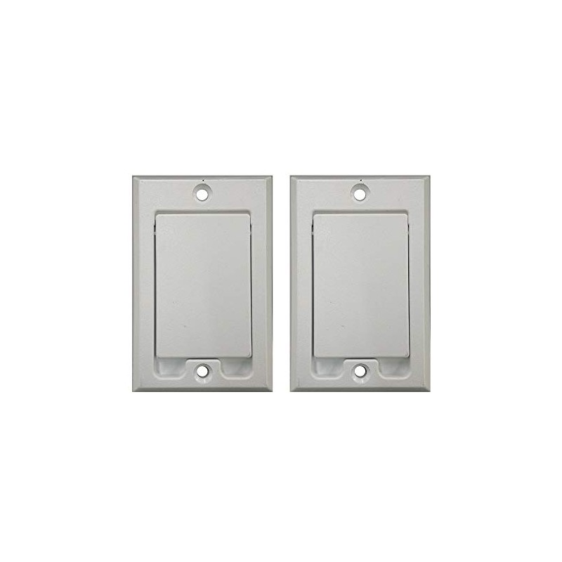 EFP Central Vacuum Square Door Inlet Wall Plate for Nutone
