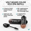 VOLT Grooming Temporary Instant Beard Color ECO 2 Pack Refill