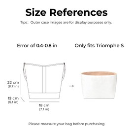 FANJI Project Handbag Organizer Insert for CELINE Small Bucket in Triomphe Canvas and Calfskin, Custom Fit Inside Premium Vanile Lightweight WaterResistant Purse Insert with Cup Holder Accessories