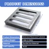 Cast Iron Drain Grate, 9 * 9in Outdoor Drain Cover,