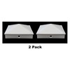 5x5 Nominal (4.5" x4.5") Plastic Pyramid Vinyl Fence Post Cap