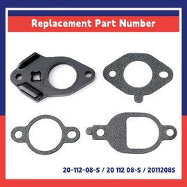 Dusledel 20-112-08-S Carburetor Spacer Kit Compatible with Kohler, Replacement for 20 112 08-S 2011208S