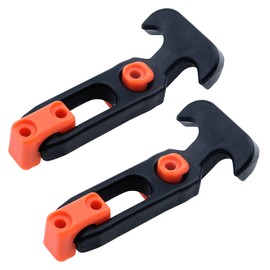 T Tulead T-Handle Latches Rubber Draw Latches Toolbox Cooler Replacement 110x46mm Toolbox Lid Latches Boat Hatch Latches Pack of 2 with Screws