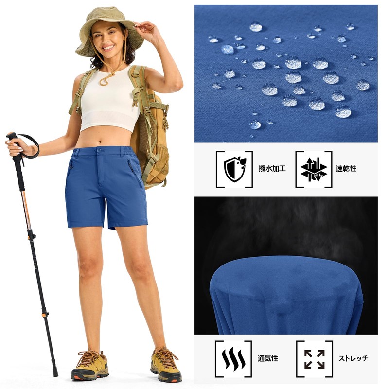 Women's Half Pants, Outdoor Wear, Shorts, Mountain Climbing, Sweat Absorbent,