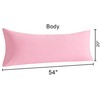NTBAY Cotton Body Pillowcase - Envelope Closure 20x54 Pillowcase, Breathable