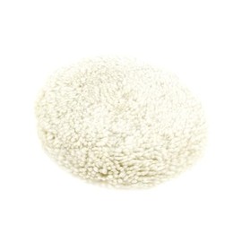 Hihaha Round Woolen Buffing Polishing Pad 9" 230mm Beige for Car Polisher Durable Material