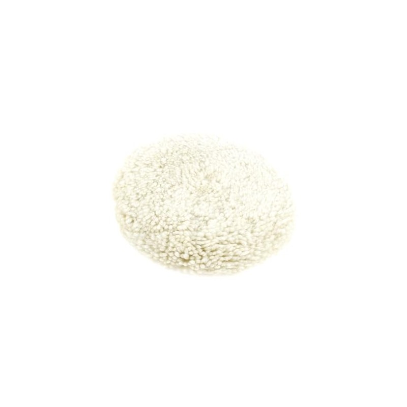 Hihaha Round Woolen Buffing Polishing Pad 9" 230mm Beige for