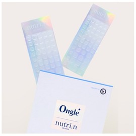 Ongle gel base nutrition patch 8 piece set nail nutrition patch / 옹글 젤베이스 영양패치 8장세트 손톱영양패치