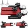Abizarch Double Wheel Bearing Stock Roller Aluminum Alloy Woodworking Stock