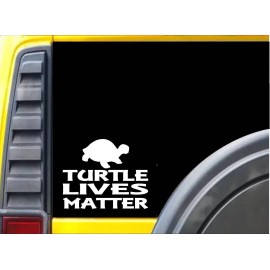 EZSTIK Turtle Lives Matter Sticker k152 6 inch Terrarium decal