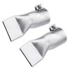 SWIGRANCE Hot Air Welding Nozzles 40mm Mouth Width 2Pcs/Set, Stainless
