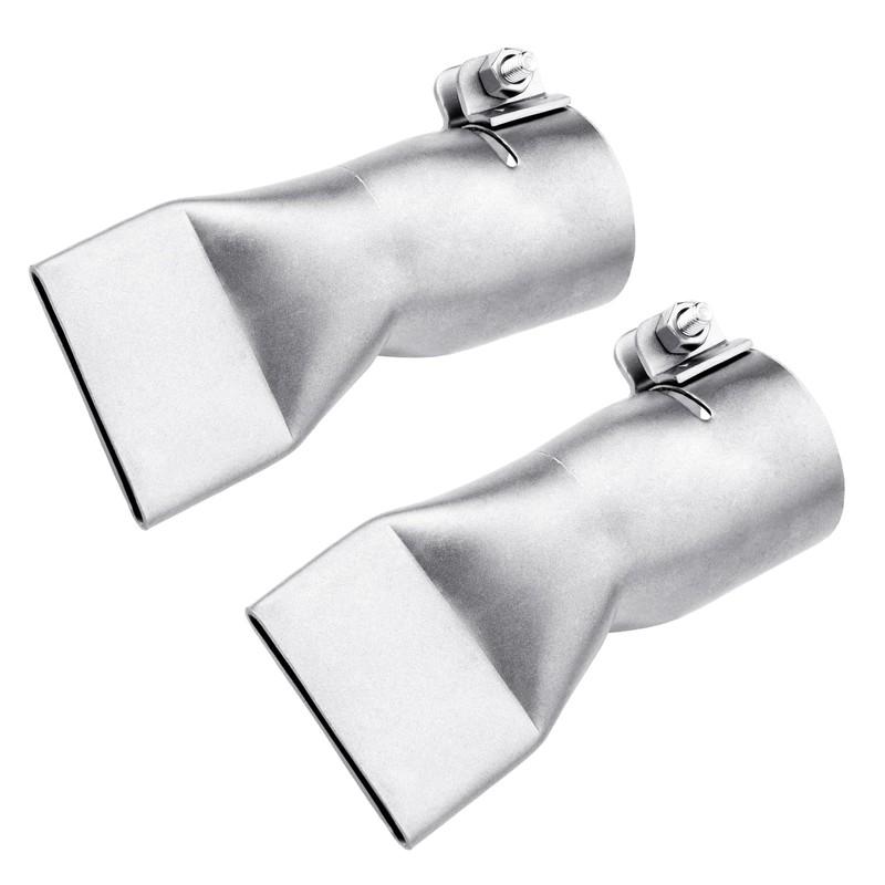 SWIGRANCE Hot Air Welding Nozzles 40mm Mouth Width 2Pcs/Set, Stainless