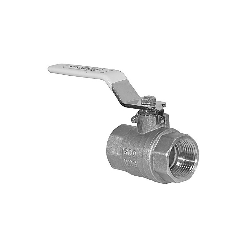 Buyers Products HBV125 Brass Body Ball Valve, 1-1/4 NPT, Full
