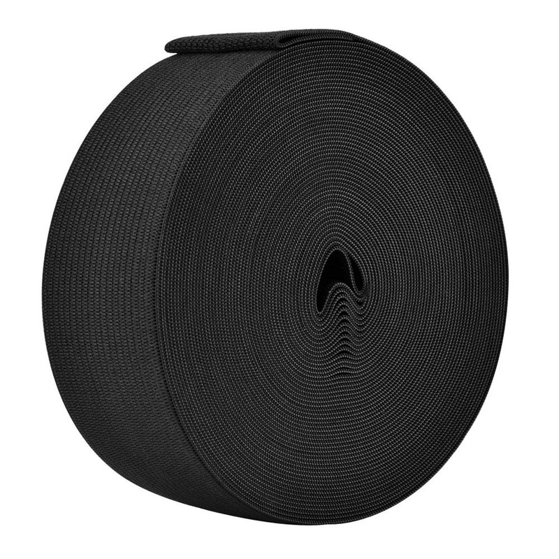 EBOOT 1 Pcs Elastic Spool (3/2 Inch X 11 Yard,Black)