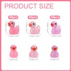 Lyreh 120pcs Luminous Mini Resin Ducks, Glow in the Dark