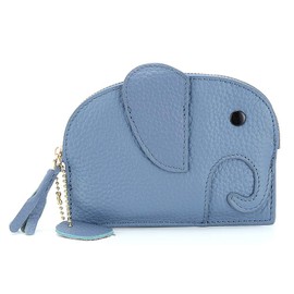 Women's Coin Purse, Cute Elephant Shape, Ultra Light Wallet, Mini Wallet, Popular, Handheld, Thin, Plain, Ultra Small Wallet for Women, Lightweight, Birthday, Mother's Day, Great Gift, blue jeans