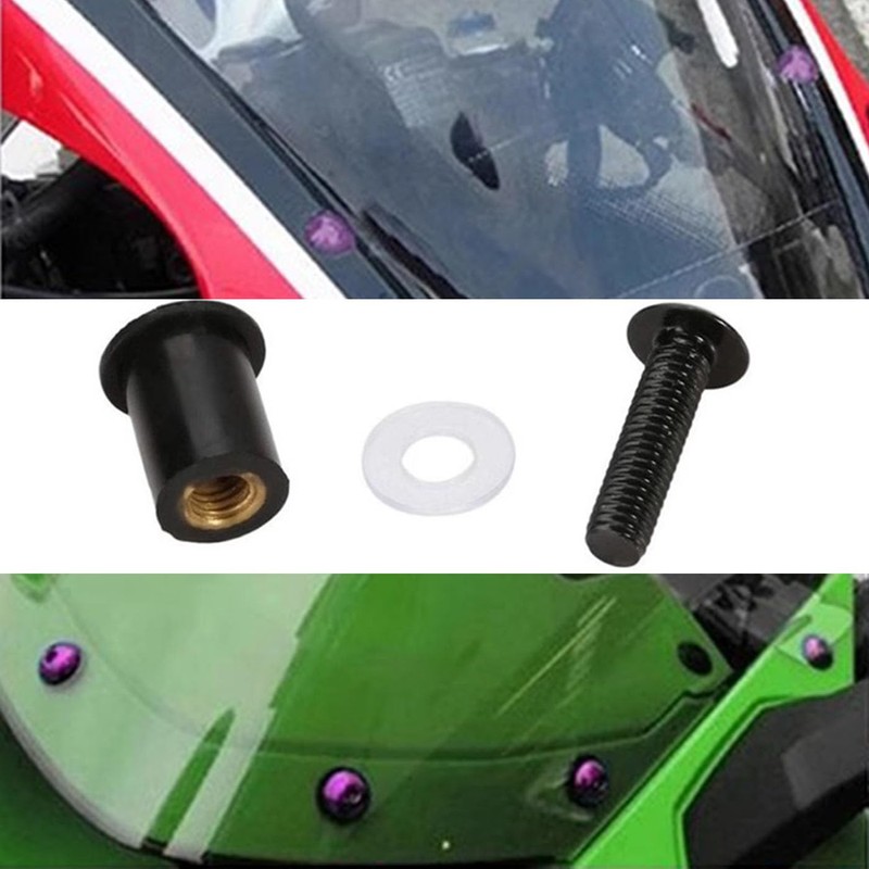 Mirhua Screen Bolts Set of 10 with Hex Wrench Windshield