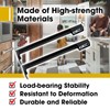 Black Refrigerator Door Handle Set Replace WR12X32350 5304504509 5304504510
