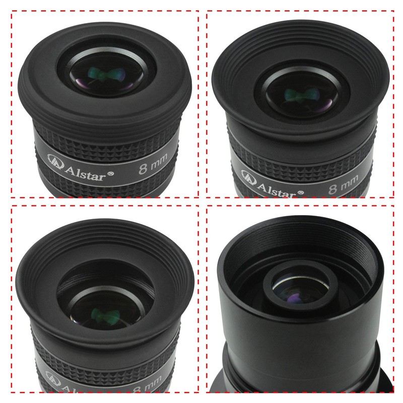 Alstar 1.25" 8mm 58-Degree Planetary Eyepiece For Telescope