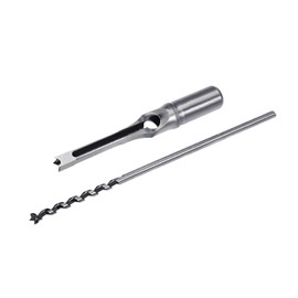sourcing map Square Hole Drill Bit 9.5mm(3/8") High Speed Steel Hollow Mortiser Auger for Woodworking Carpentry Mortise Tenon Machine