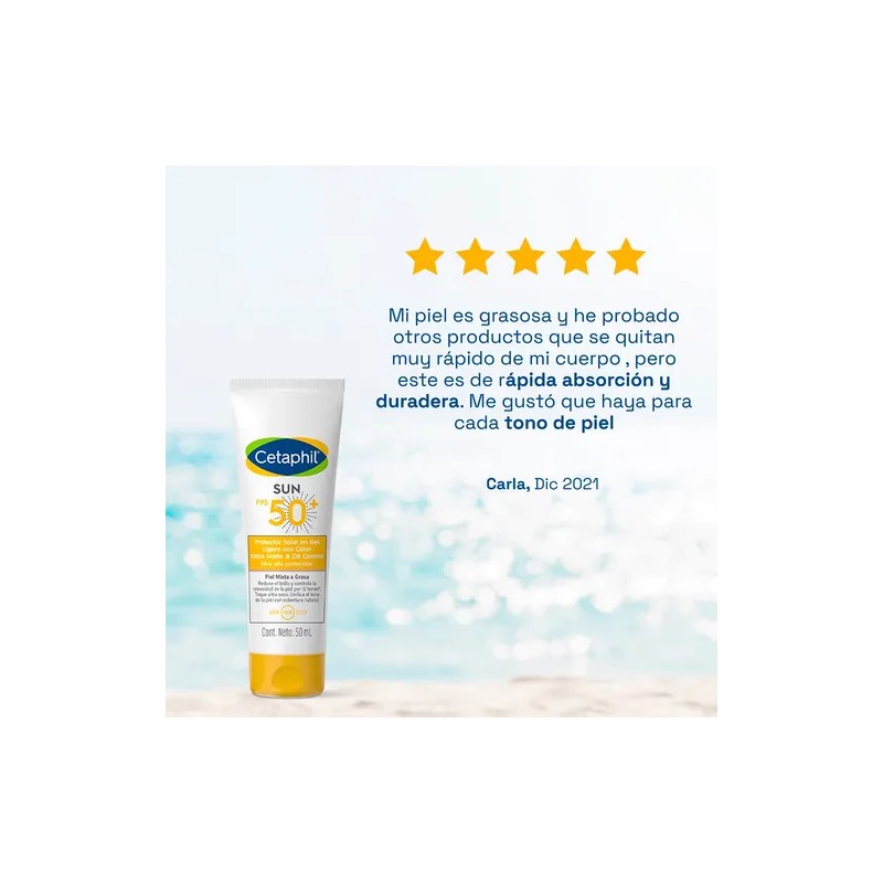 Protector Solar Facial Cetaphil Sun Con Color FPS 50 Ultra