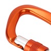 D Carabiner Clip Aluminum Alloy Auto Lock Heavy Duty D