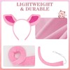 Coinmor Pig Ears Nose Costume Adult Animal Headband Tail Outfit