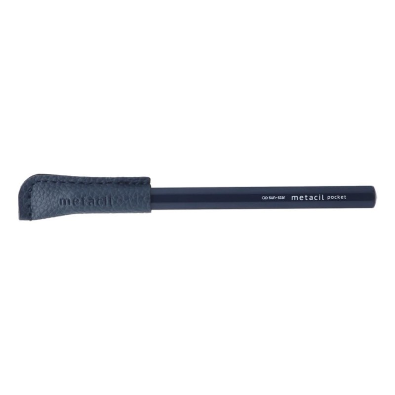 Sunstar Stationery S5019850 Pencil, Metal Pencil, Metasil Pocket, Navy