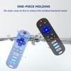2PCS Baby Remote Control Toy, Soft Silicone Baby Remote Control