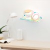 Lesnala 2Pcs Cloud Mini Shelf Iridescent Floating Shelves Floating Shelves