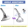 Shower Head Swivel Ball Adapter Brass Adjustable Shower Arm Connector