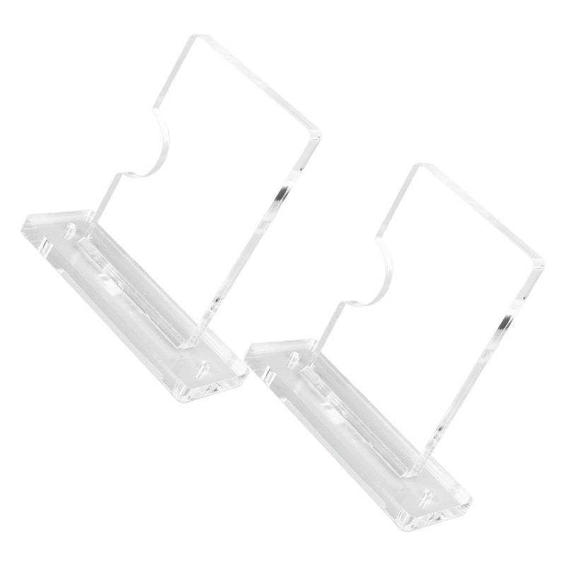 Acrylic Fishing Pole Wall Mount Bracket Stable Support Adjustable Acrylic