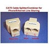 Dualcomm RJ45 / RJ11 Cable Sharing Kit - Connecting Your Ethernet and Telephone Lines by One Network Cable