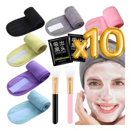 Mascarilla Cuidado Facial Banda Cabello