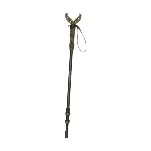 Allen Company Axial Shooting Stick and Monopod, Camera Base, Spotting Scope, Extends up to 61-inch, Olive, Green, One Size