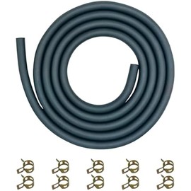 STRONGTHIUM 1/4 Gas Fuel Line Hose Set with 10 Pieces Fuel Clamps for Briggs & Stratton MTD Troy Bilt Cub Cadet Yardman Yard Machine Craftsman Toro Tecumseh