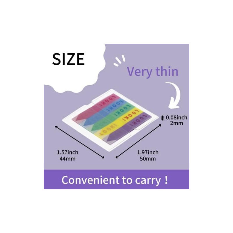 Set of 2 Slim Sticky Notes [Perforated Film, Piri-it Pilit]