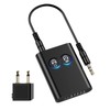 OQIMAX Bluetooth 5.2 Transmitter Receiver 2-in-1 Wireless Bluetooth Adapter Airplane