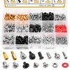 mxuteuk 502 Pcs Computer Screw Kit Motherboard Laptop Case Fan