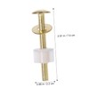 Ipetboom 4pcs Toilet Seat Bolt Replacement Kit Plated Screws with
